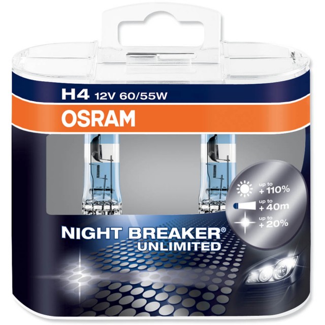 OSRAM H4 NIGHT BREAKER UNLIMITED Duo-Box