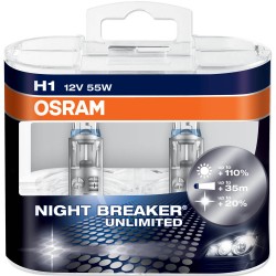 OSRAM H1 NIGHT BREAKER UNLIMITED Duo-Box