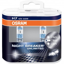 OSRAM H7 NIGHT BREAKER UNLIMITED Duo-Box